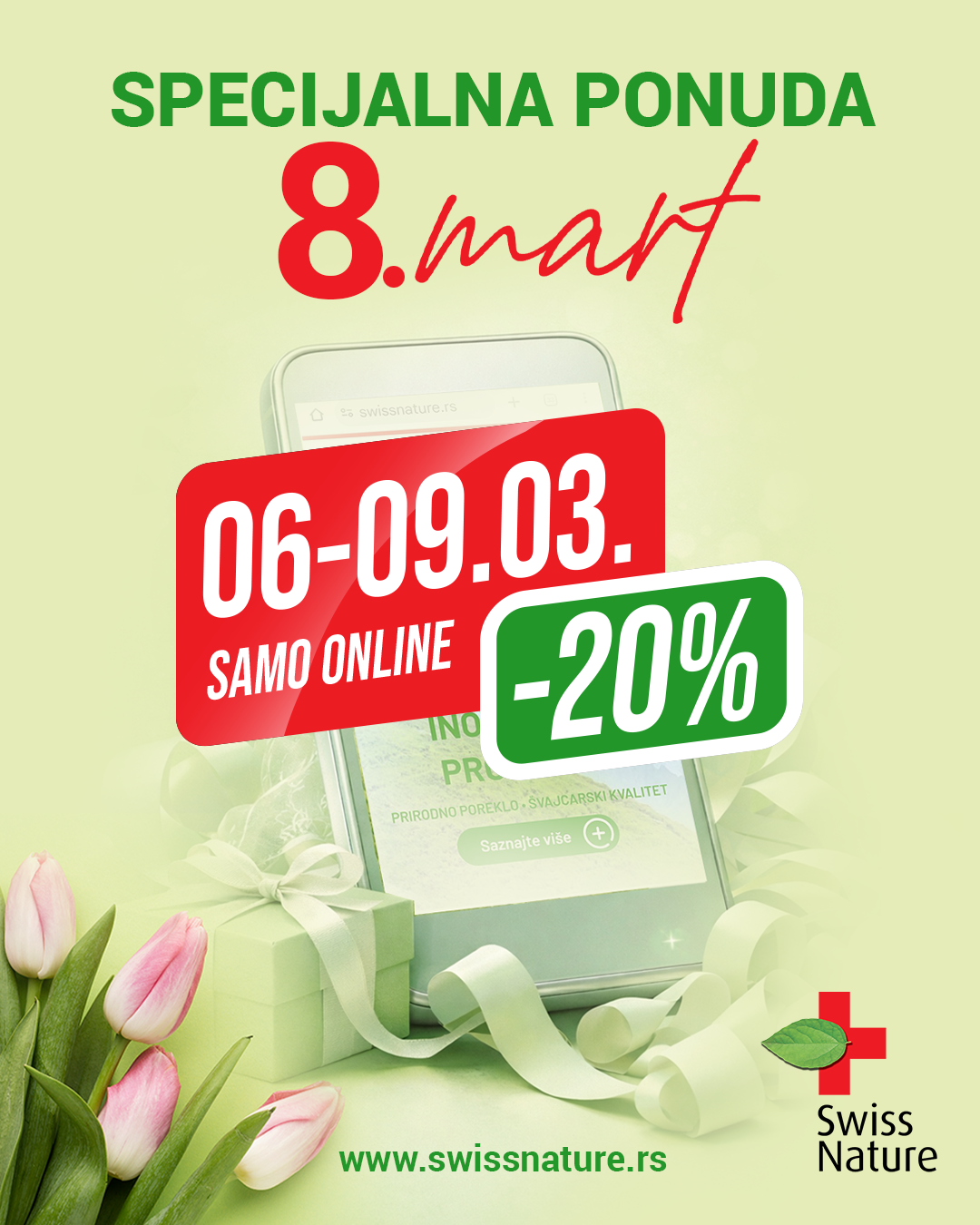 Osmomartovska online akcija na Swiss Nature sajtu